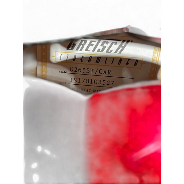 Used Gretsch Guitars G2655T Candy Red Burst Hollow Body Electric Guitar