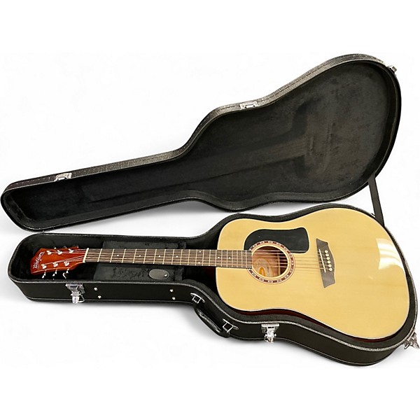 Used Washburn AD5K Natural Acoustic Guitar