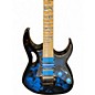 Used Ibanez JEM77P Steve Vai Signature Premium Blue Floral Pattern Solid Body Electric Guitar
