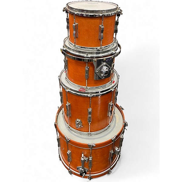 Used Kc Drumworks 4 Piece Maple Maple Drum Kit