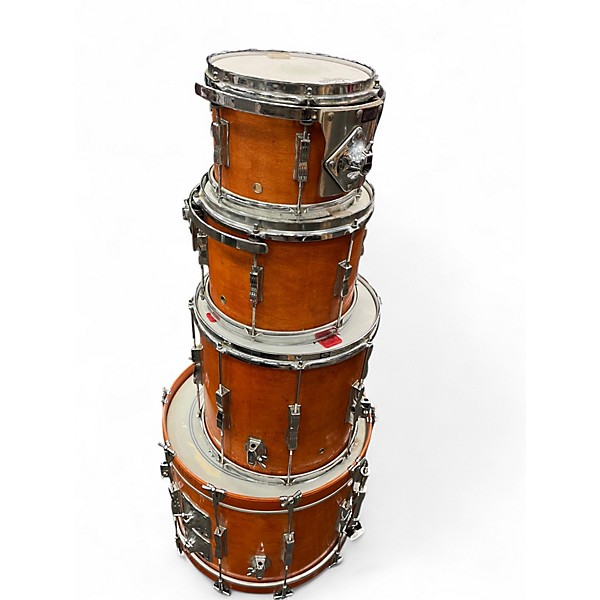 Used Kc Drumworks 4 Piece Maple Maple Drum Kit
