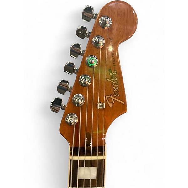 Used Fender Parallel Static White Solid Body Electric Guitar