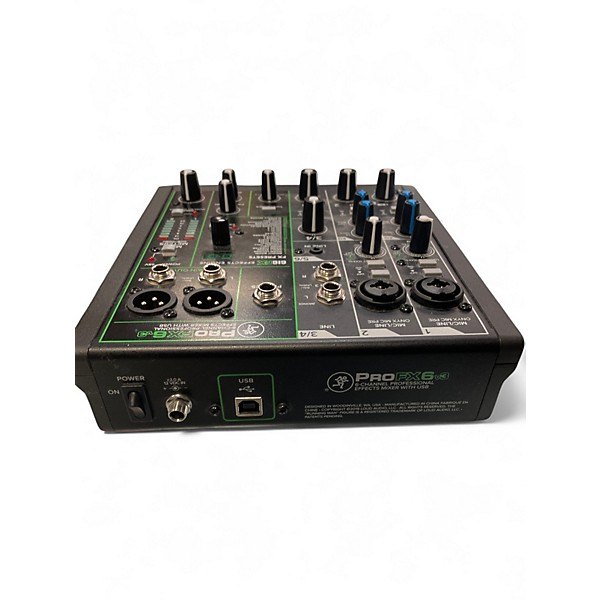 Used Mackie PROFX6 v3 Unpowered Mixer