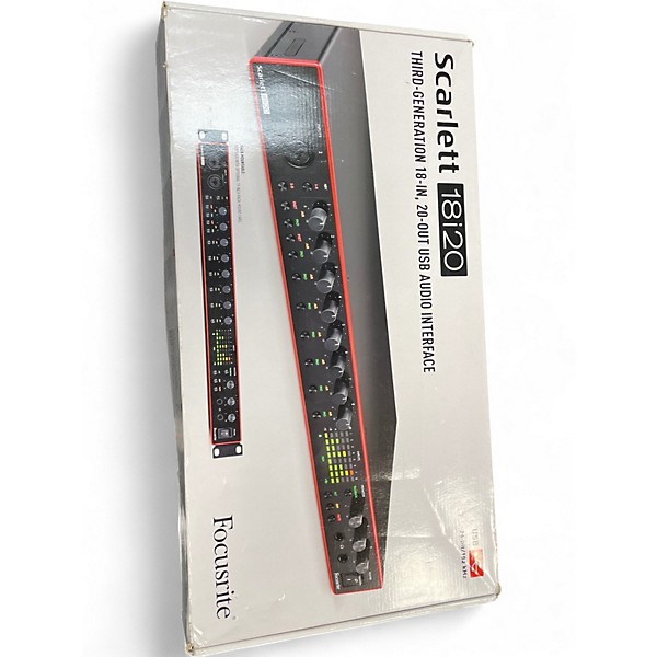 Used Focusrite Scarlett 18i20 Gen 3 Audio Interface