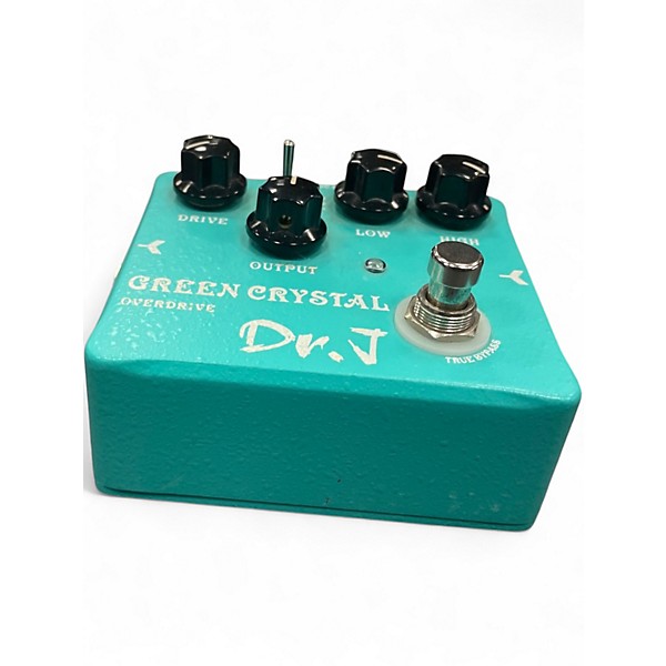 Used Dr. J Pedals D-50 Green Crystal Overdrive Effect Pedal