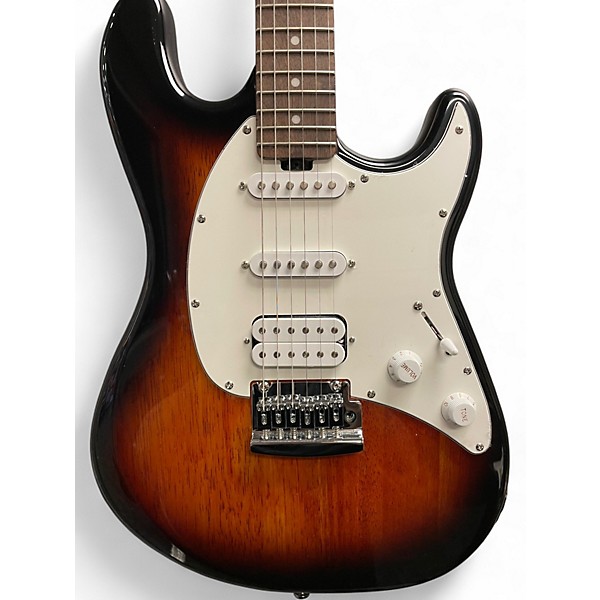 Used Sterling by Music Man CUTLASS Tobacco Burst Solid Body Electric Guitar
