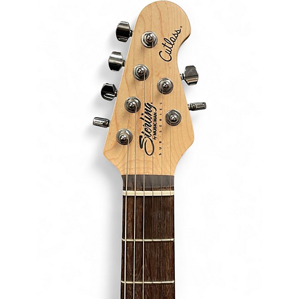 Used Sterling by Music Man CUTLASS Tobacco Burst Solid Body Electric Guitar