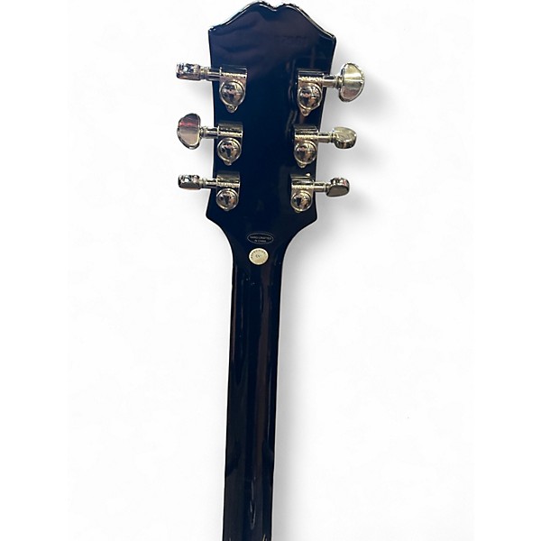 Used Epiphone Les Paul Custom silver burst Solid Body Electric Guitar