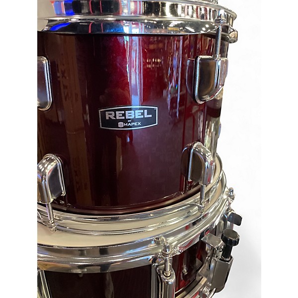 Used Mapex 5 Piece Rebel Purple Drum Kit