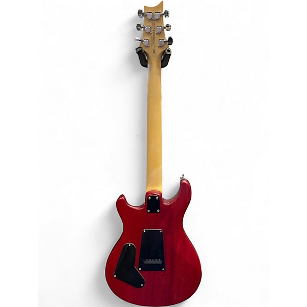 Used PRS SE Custom 24 Satin Red Solid Body Electric Guitar