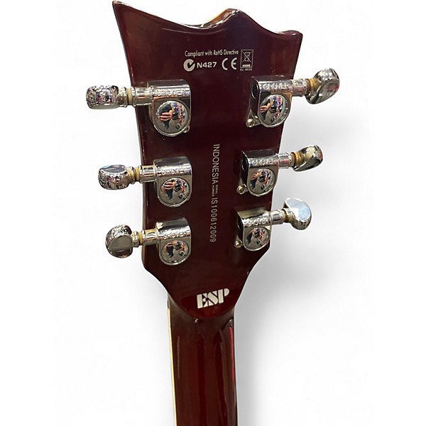 Used ESP LTD EC401VF Cherry Sunburst Solid Body Electric Guitar