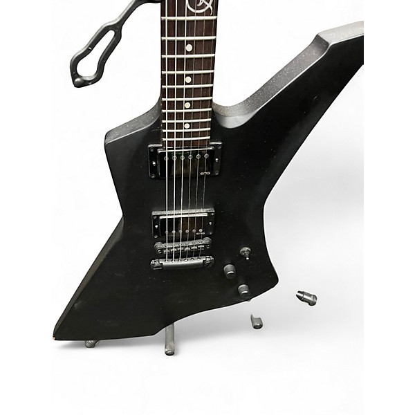 Used ESP James Hetfield Snakebyte Satin Black Solid Body Electric Guitar