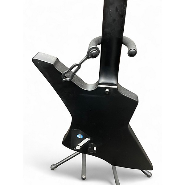 Used ESP James Hetfield Snakebyte Satin Black Solid Body Electric Guitar