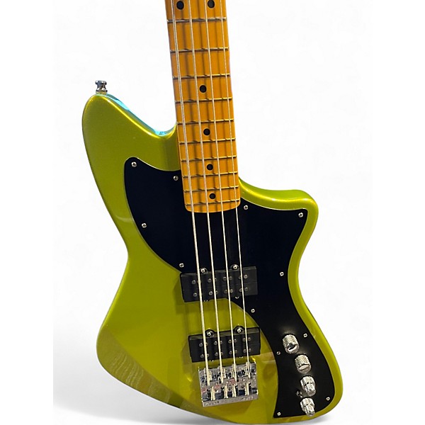 Used Fender AMERICAN ULTRA II METEORA solar flare Electric Bass Guitar