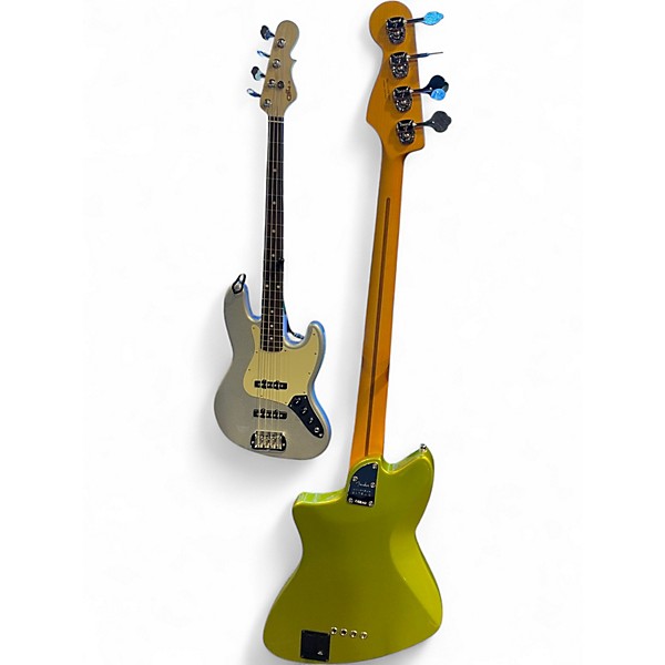 Used Fender AMERICAN ULTRA II METEORA solar flare Electric Bass Guitar