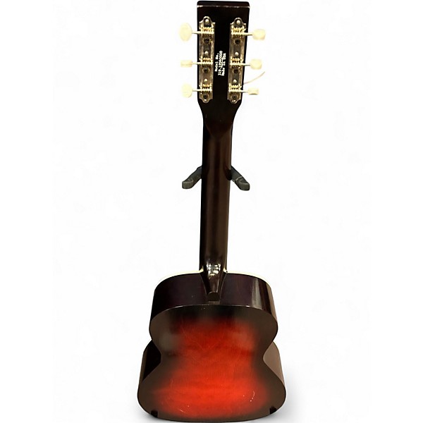 Used Sears And Roebuck F71 PARLOR RED BURST Acoustic Guitar