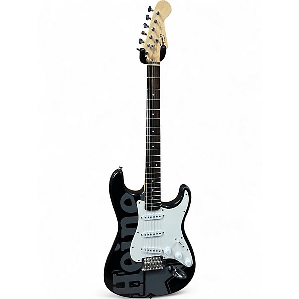 Used Squier Bullet Stratocaster BLACK Solid Body Electric Guitar