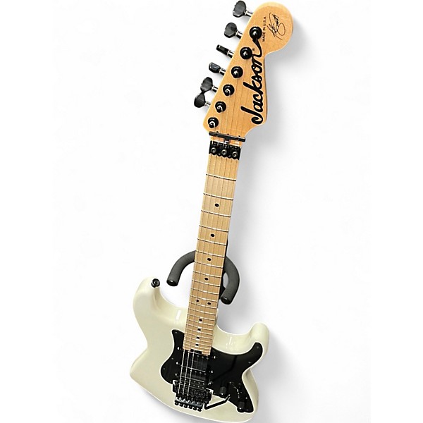 Used Jackson Adrian Smith Signature Snow White Solid Body Electric Guitar