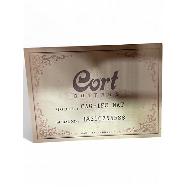 Used Cort ACOUSTIC Natural Acoustic Guitar