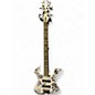Used Dean Ashley Purdy Spire War Paint White Electric Bass Guitar thumbnail