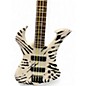 Used Dean Ashley Purdy Spire War Paint White Electric Bass Guitar
