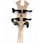 Used Dean Ashley Purdy Spire War Paint White Electric Bass Guitar