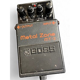 Used BOSS MT2 Metal Zone Distortion Effect Pedal