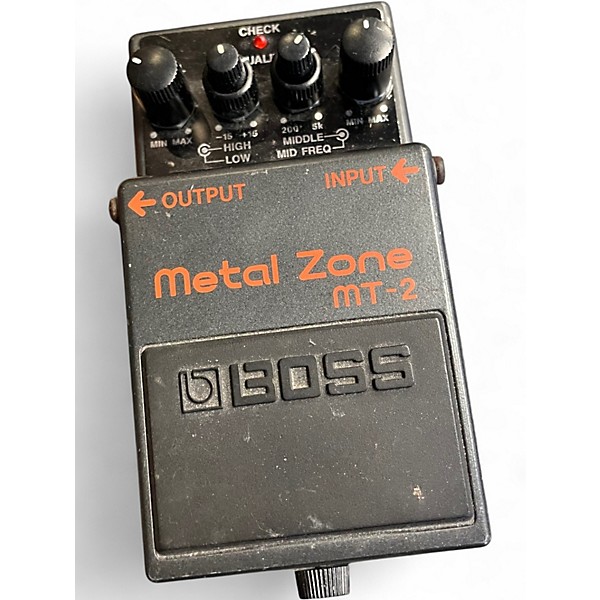 Used BOSS MT2 Metal Zone Distortion Effect Pedal
