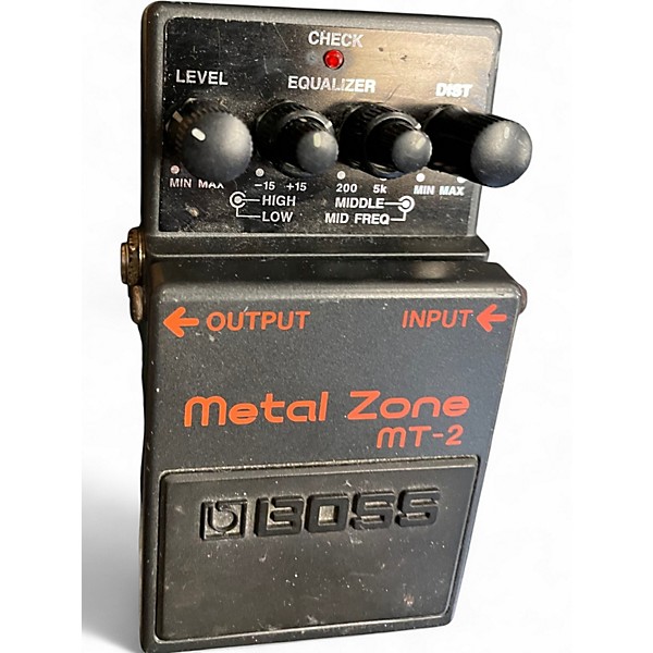 Used BOSS MT2 Metal Zone Distortion Effect Pedal