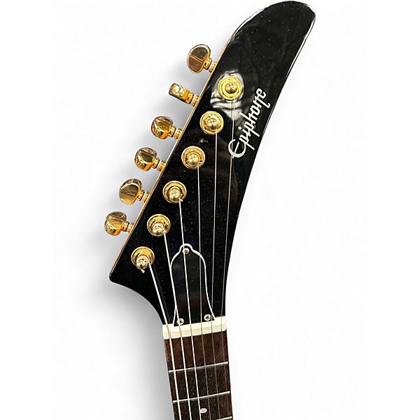 Used Epiphone Korina Explorer Natural Electric Bass Guitar