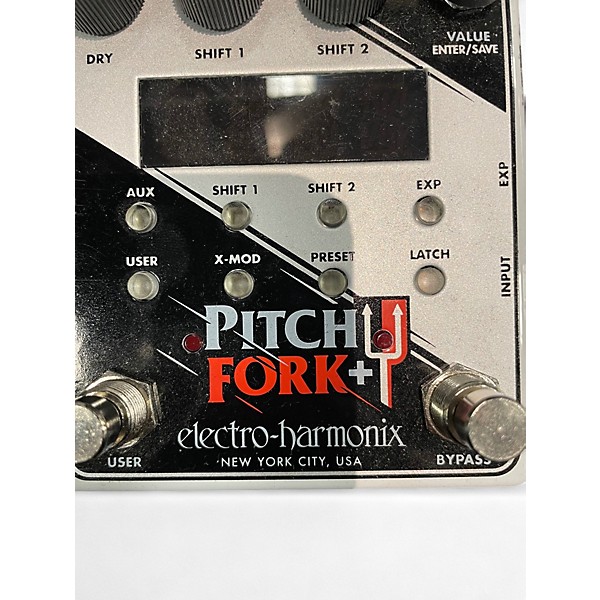Used Electro-Harmonix Pitch Fork Polyphonic Pitch Shifting Effect Pedal