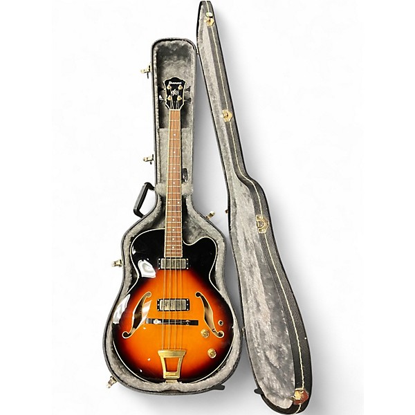 Used Ibanez AFB200 2 Color Sunburst Electric Bass Guitar