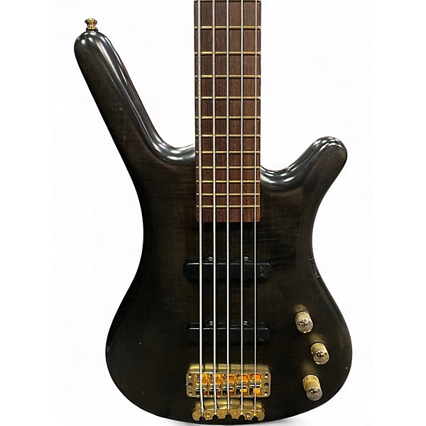 Used 2001 Warwick Corvette Proline Nirvana Black Electric Bass Guitar