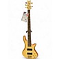 Used Schecter Guitar Research Stiletto Custom 5 String Natural Electric Bass Guitar thumbnail