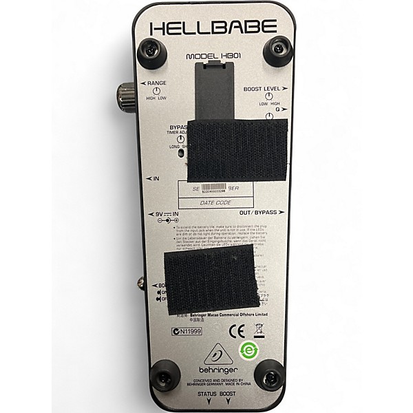 Used Behringer HB01 Hellbabe Optical Wah Effect Pedal