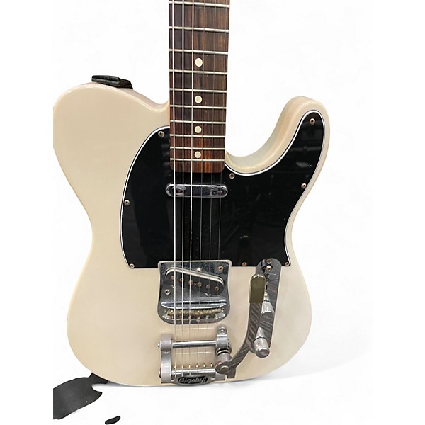 Used 2020 Fender Vintera 60s Telecaster Bigsby WHITE BLONDE Solid Body Electric Guitar