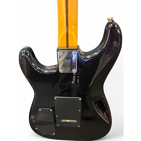 Used Squier Stratocaster II Black Solid Body Electric Guitar