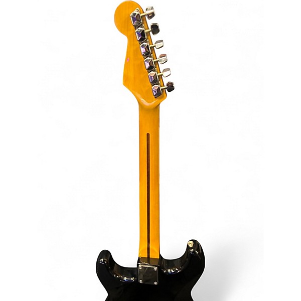 Used Squier Stratocaster II Black Solid Body Electric Guitar