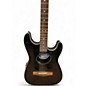 Used Fender Stratacoustic Black Acoustic Electric Guitar