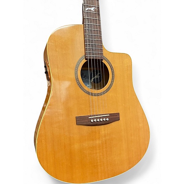 Used Seagull Artist Flame Maple Natural Acoustic Electric Guitar