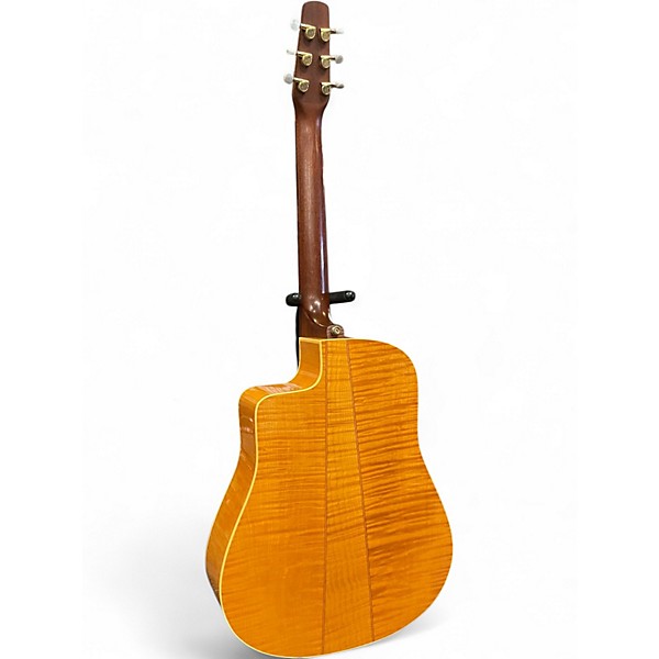 Used Seagull Artist Flame Maple Natural Acoustic Electric Guitar