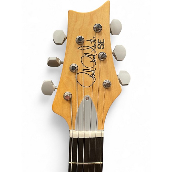 Used PRS SE Silver Sky MOON WHITE Solid Body Electric Guitar