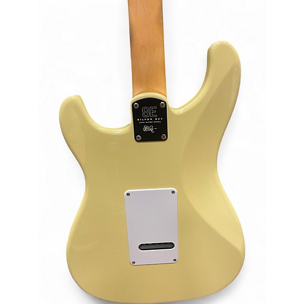 Used PRS SE Silver Sky MOON WHITE Solid Body Electric Guitar