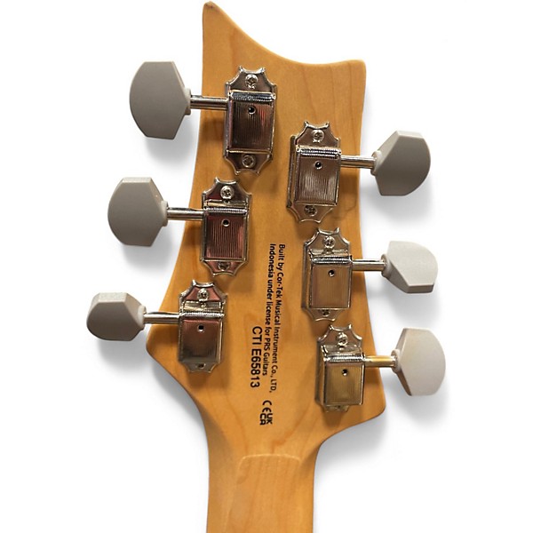 Used PRS SE Silver Sky MOON WHITE Solid Body Electric Guitar