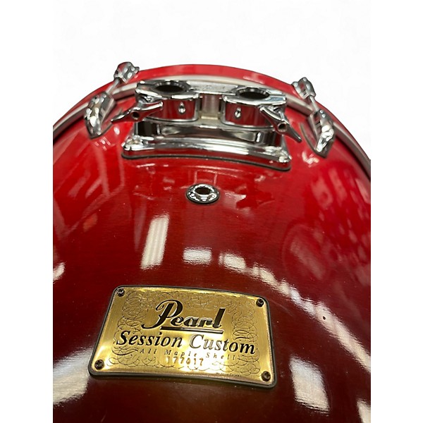 Used Pearl 4 Piece SESSION CUSTOM CRANBERRY FADE Drum Kit