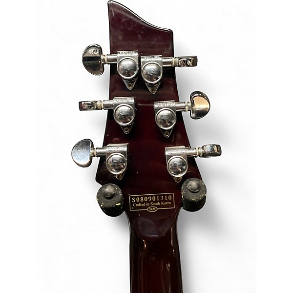 Used Schecter Guitar Research C1 Plus Dark Cherry Burst Solid Body Electric Guitar