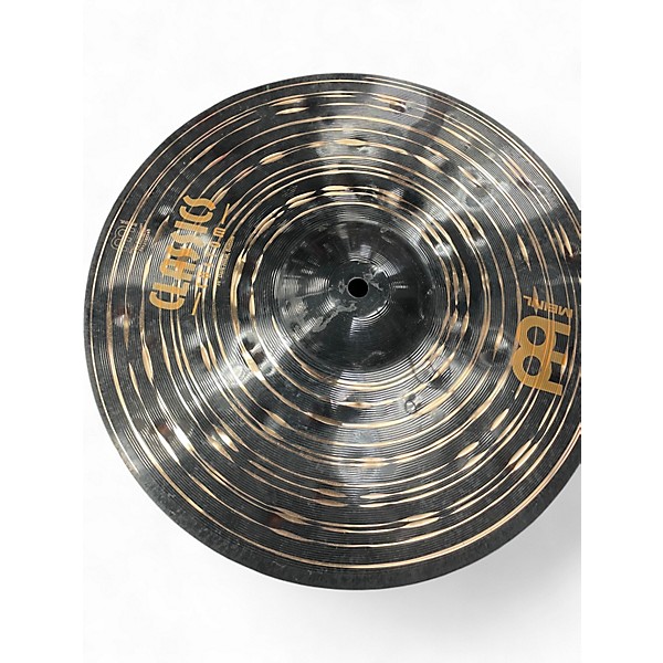 Used MEINL 14in CLASSICS CUSTOM DARK HI HAT PAIR Cymbal