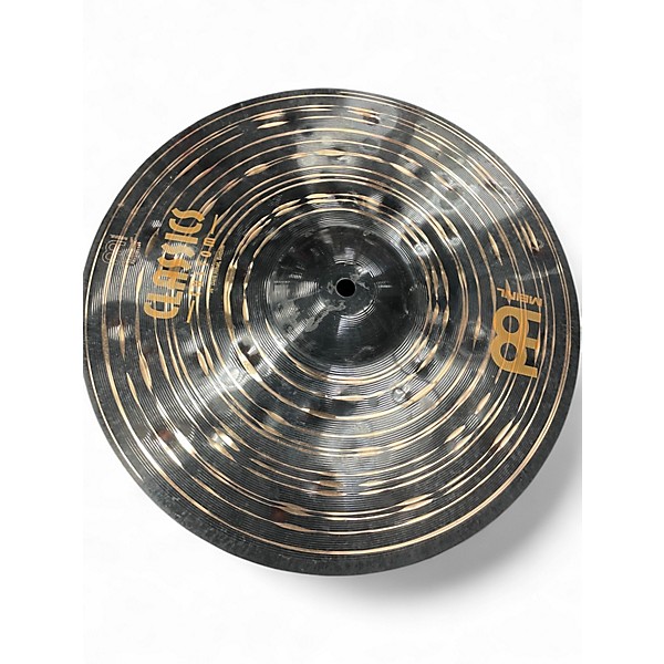 Used MEINL 14in CLASSICS CUSTOM DARK HI HAT PAIR Cymbal
