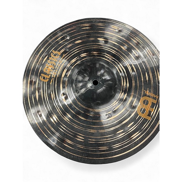 Used MEINL 14in CLASSICS CUSTOM DARK HI HAT PAIR Cymbal
