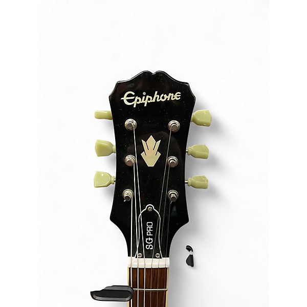 Used Epiphone SG Pro Black Solid Body Electric Guitar